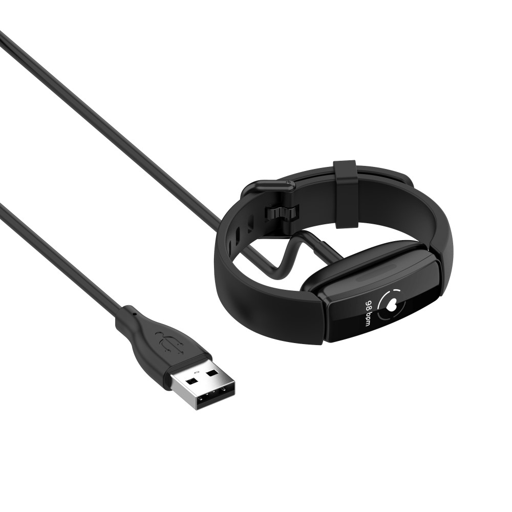 Fitbit Ace 3 / Inspire 2 (1m) USB Ladegerät Dockingstation - Schwarz