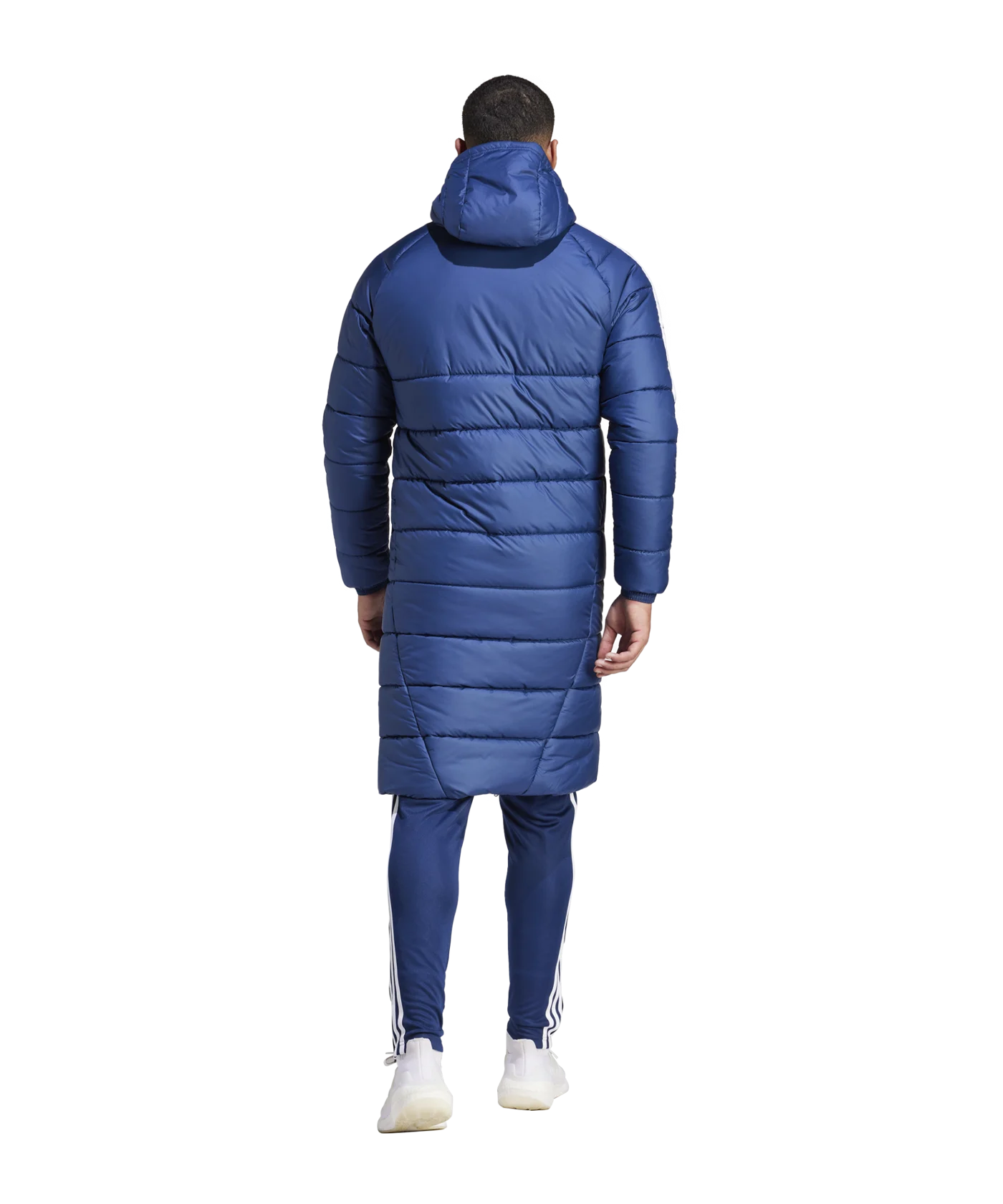 adidas Tiro 24 Long Coachjacke Blau Weiss