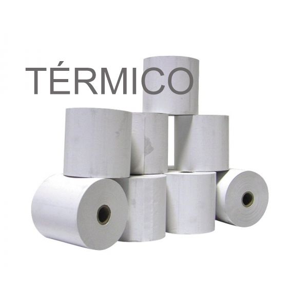 Rolo de Papel Térmico 57x70x11 Pack 10 Un.