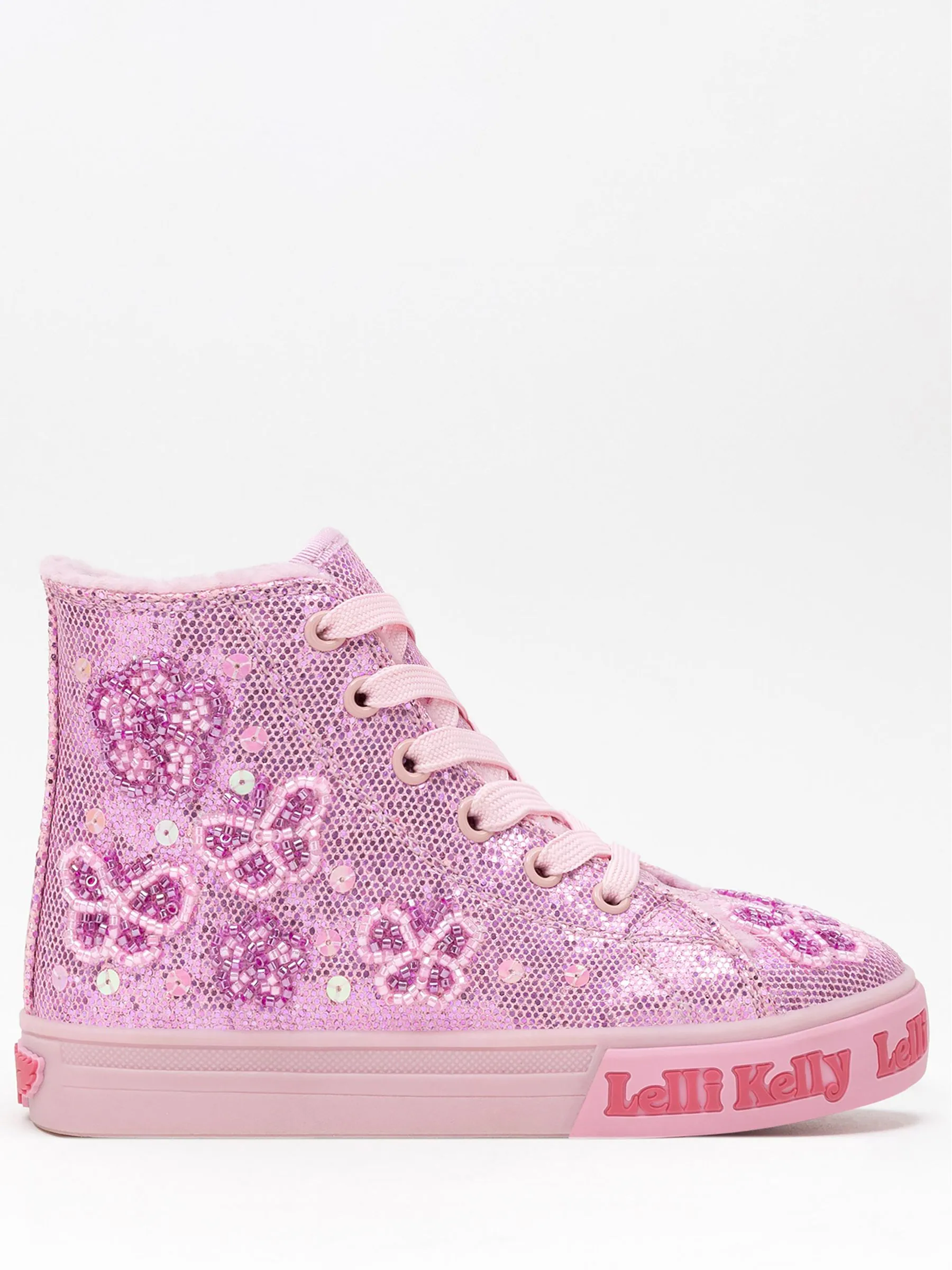 Roze - Lelli Kelly Pink Spark Hi Top Trainers