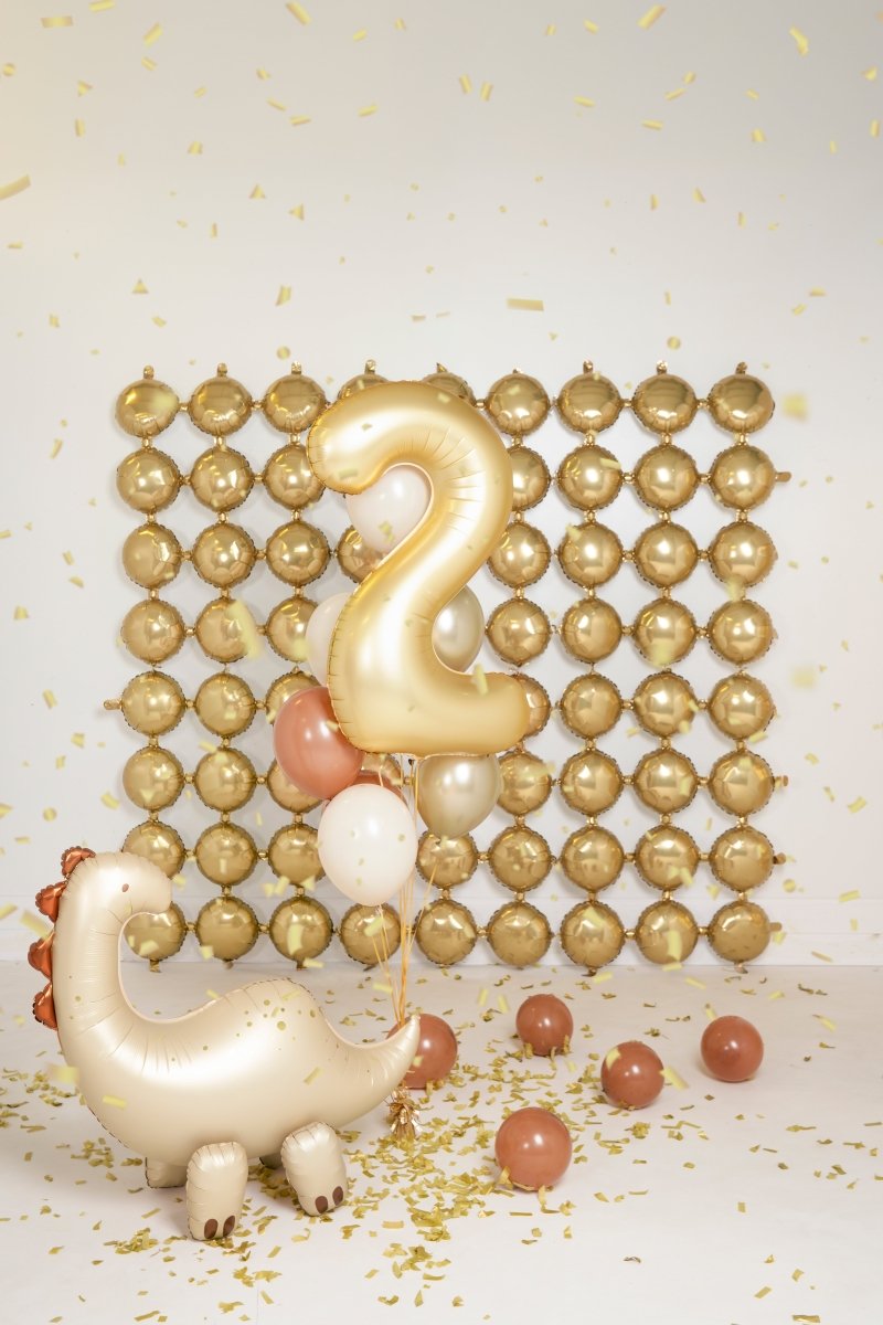 Goud Zilveren Backdrop Folie 1,7m