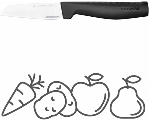 Fiskars Hard Edge skrellekniv 9 cm
