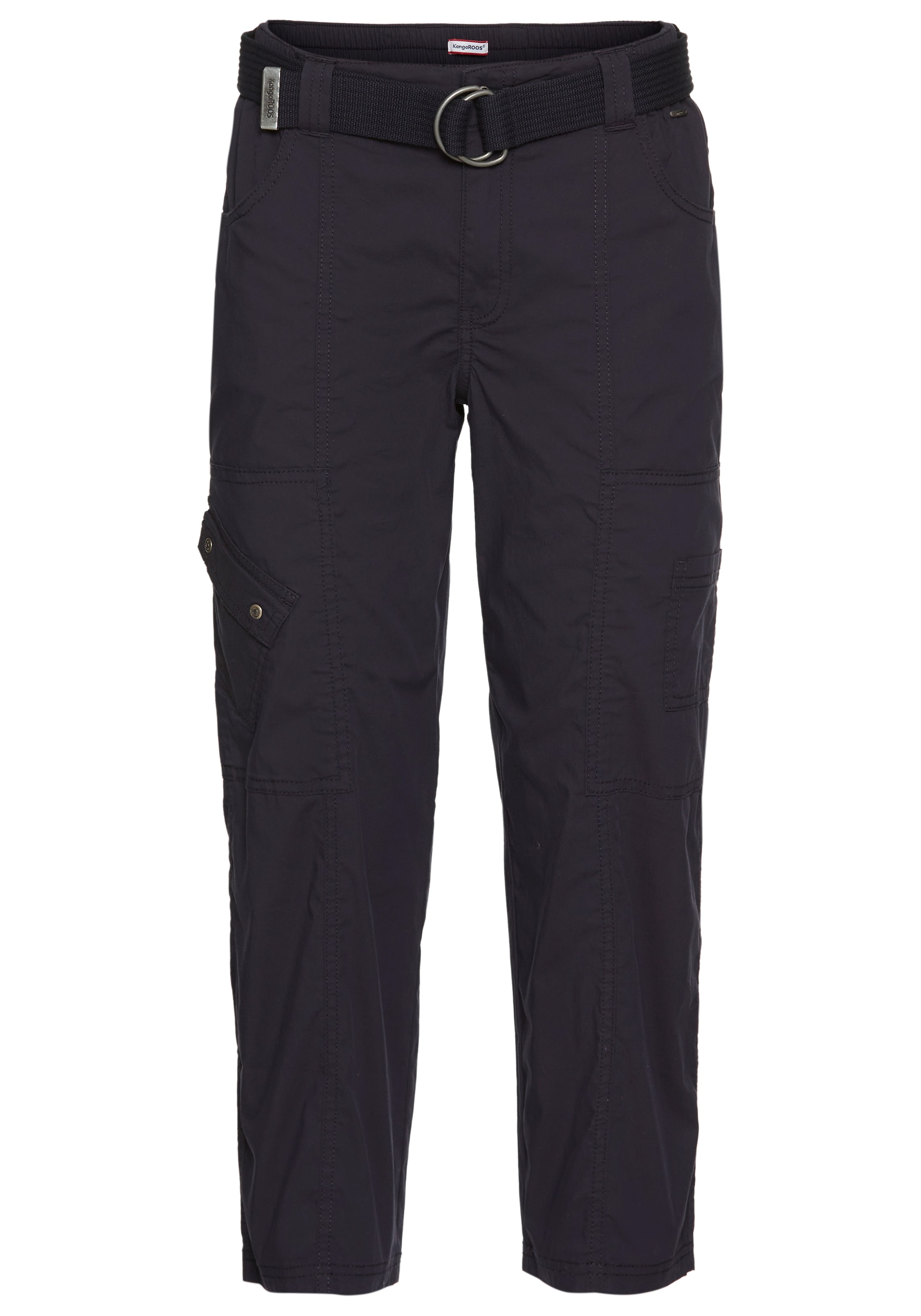 KangaROOS Caprihose  mit seitlich aufgesetzten Taschen