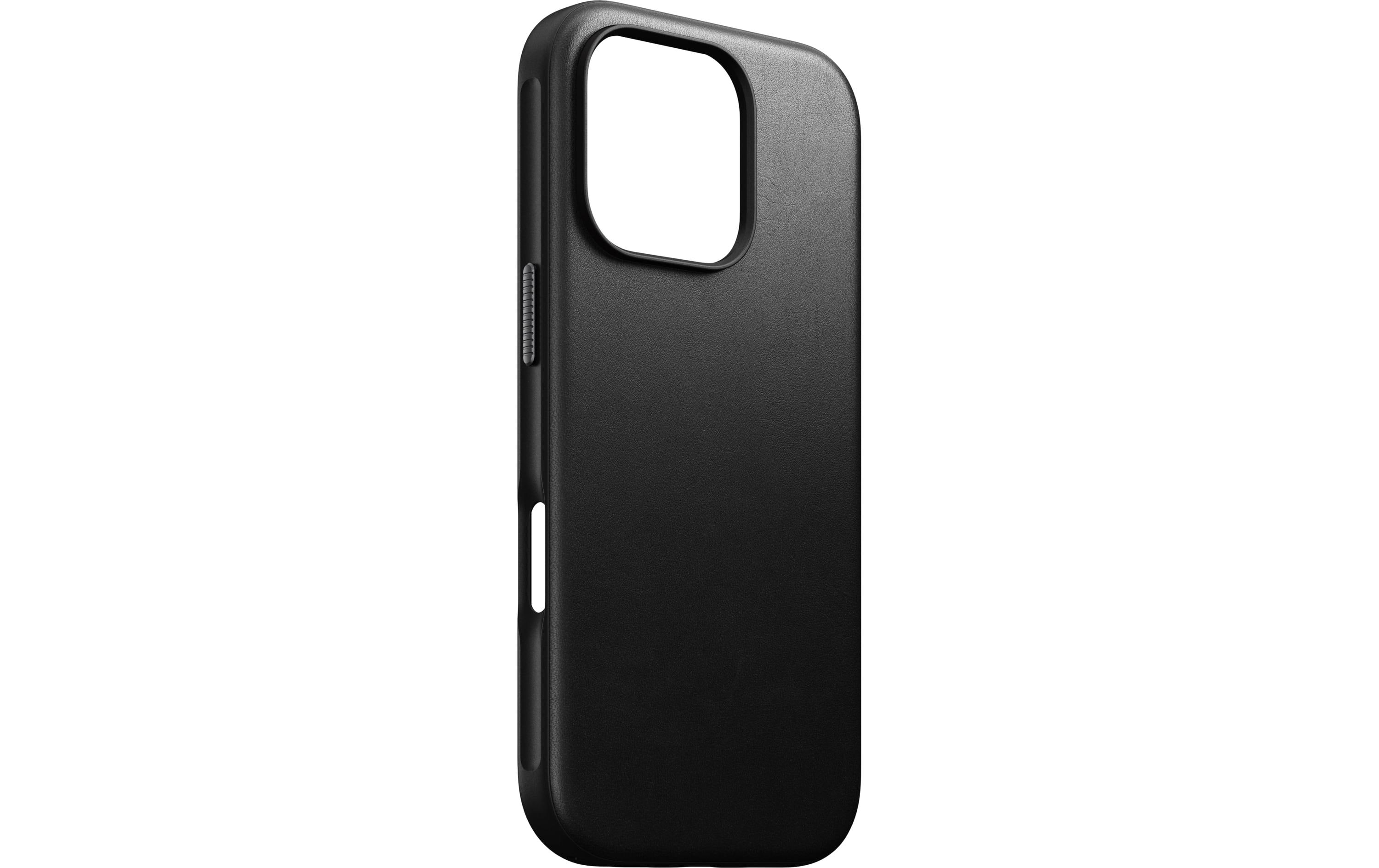 Back Cover Modern Leather iPhone 16 Pro SchwarzModerne Schutzhülle aus Leder für das Apple iPhone 16 Pro