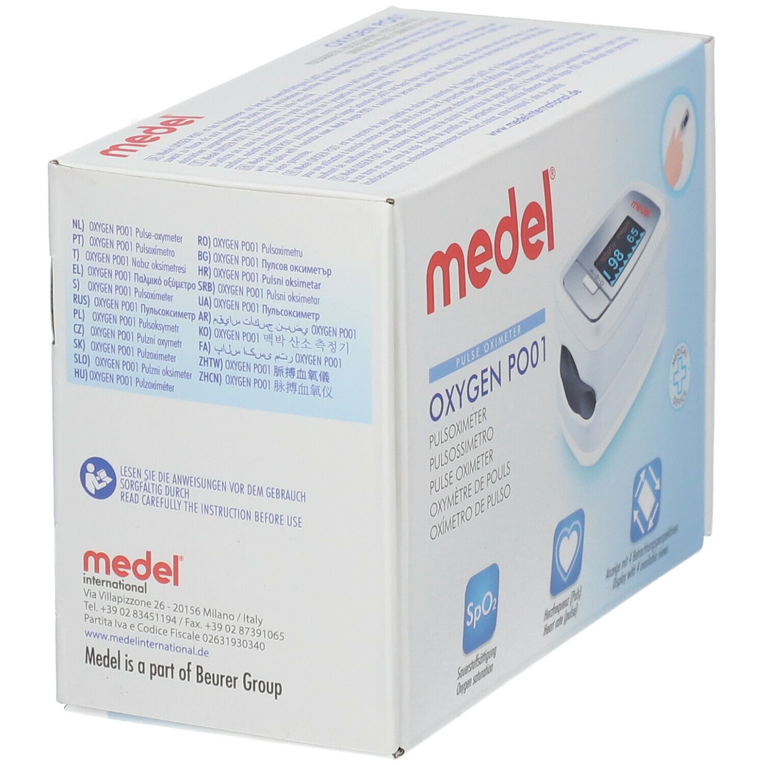 medel® Oxygen Pulsoximeter