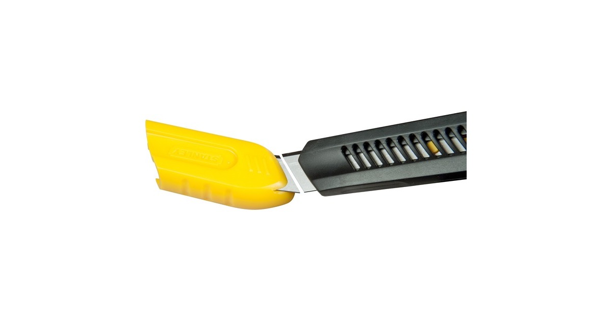 StanleyAfbreekmes SM 9mm, 3 stuks stanleymes  (Geel/zwart)