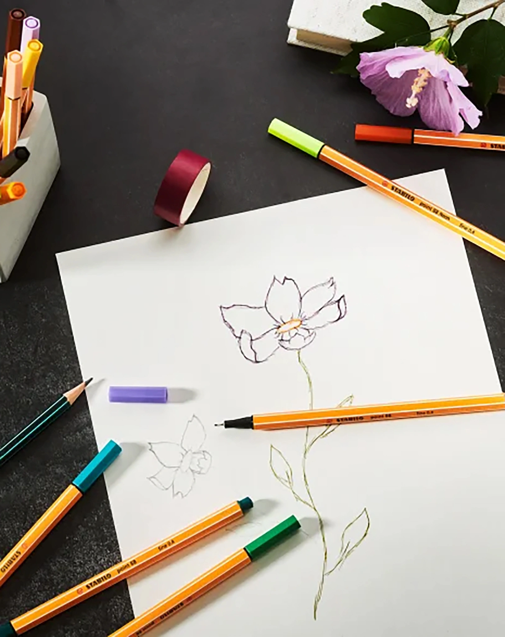 Fineliner STABILO® point 88 ARTY 65er-Pack