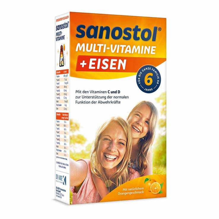 Sanostol plus Eisen Saft, 230 ml