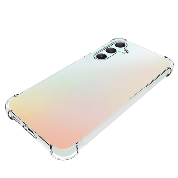 Samsung Galaxy S23 FE Gummi Hülle Case Slim Design mit Air Cushion Fallschutz - Transparent