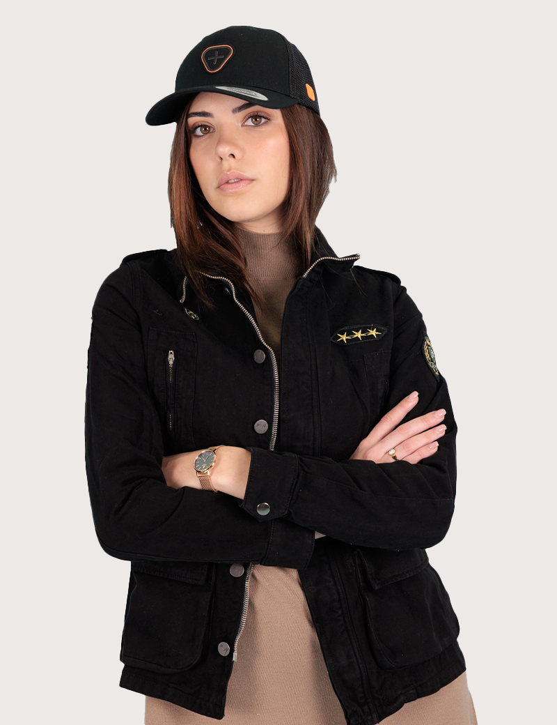 ATELIER BOHÈME VESTE SAHARIENNE VANINA NOIRE