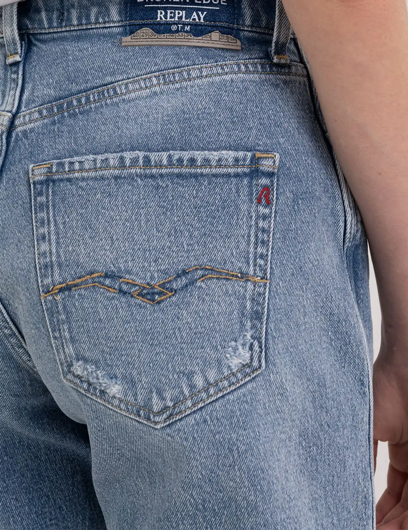 REPLAY JEAN FEMME BALOON KEIDA 553R BLEU