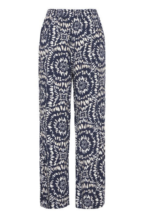 Ichi blauwe dames broek