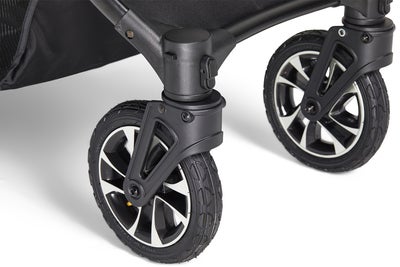 Beemoo Maxi 4 Twin Søskenvogn inkl. Søskensete, Black/Black