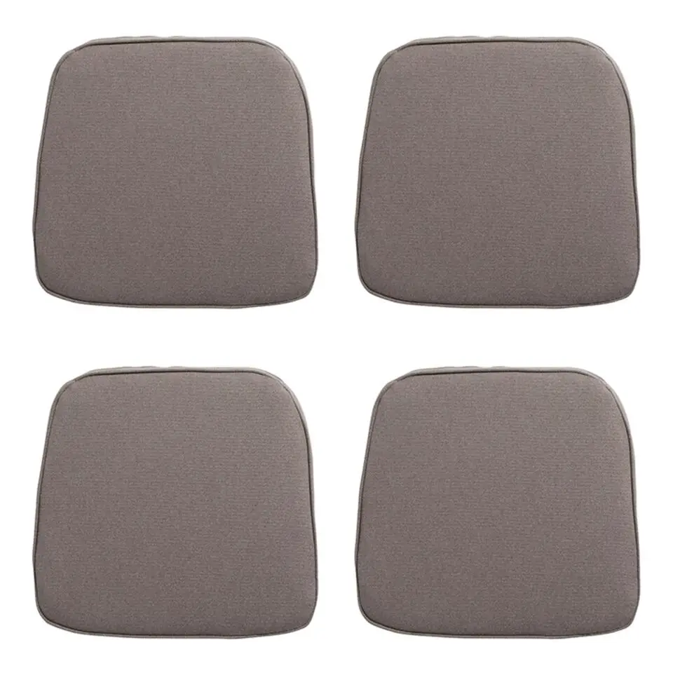 Madison - Zitkussen Wicker Manchester taupe - Ca. 48x48 cm - Set van 4