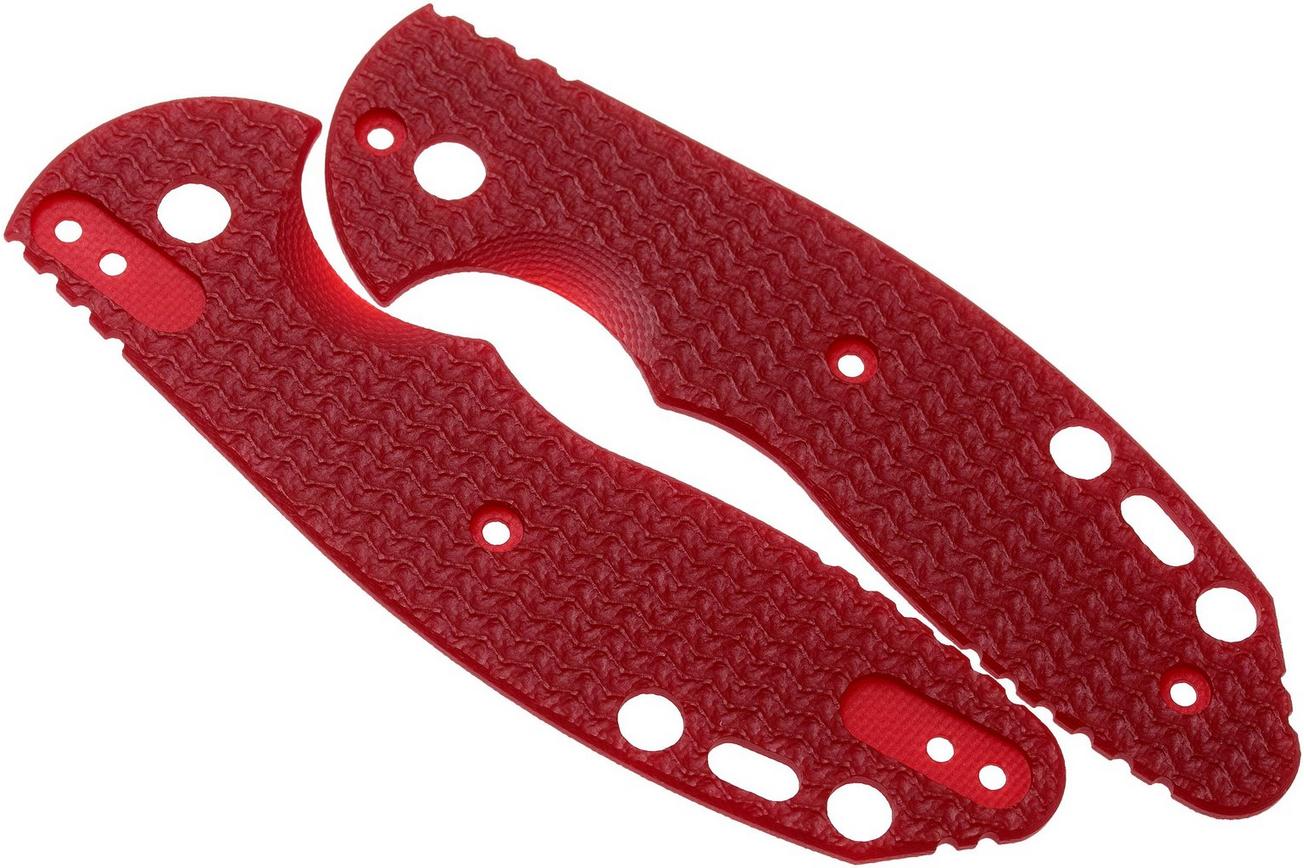 Rick Hinderer Slippy greepschalen, Red G10