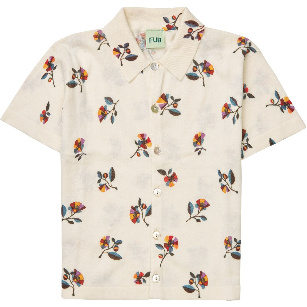 Køb FUB ecru/flower Printed Skjorte