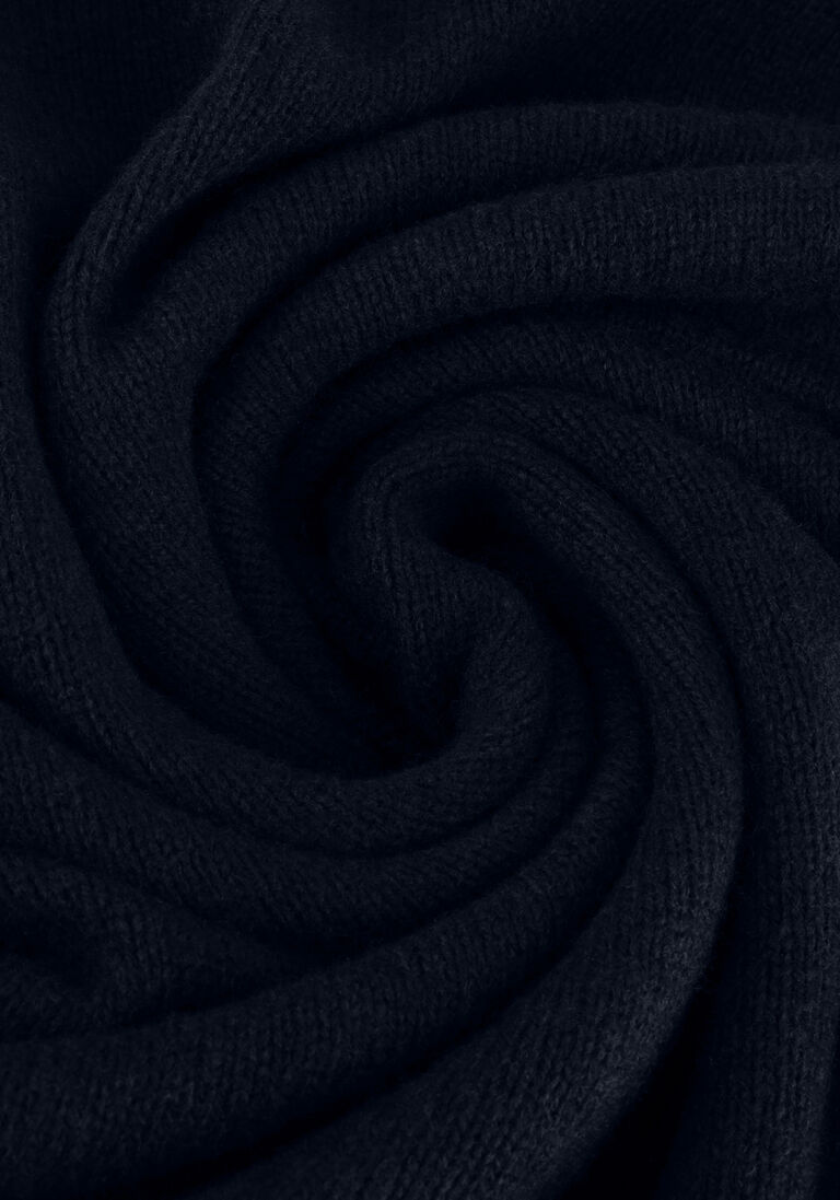 SELECTED HOMME donkerblauwe selected homme trui slhreg dan wool-mix zip high neck ow