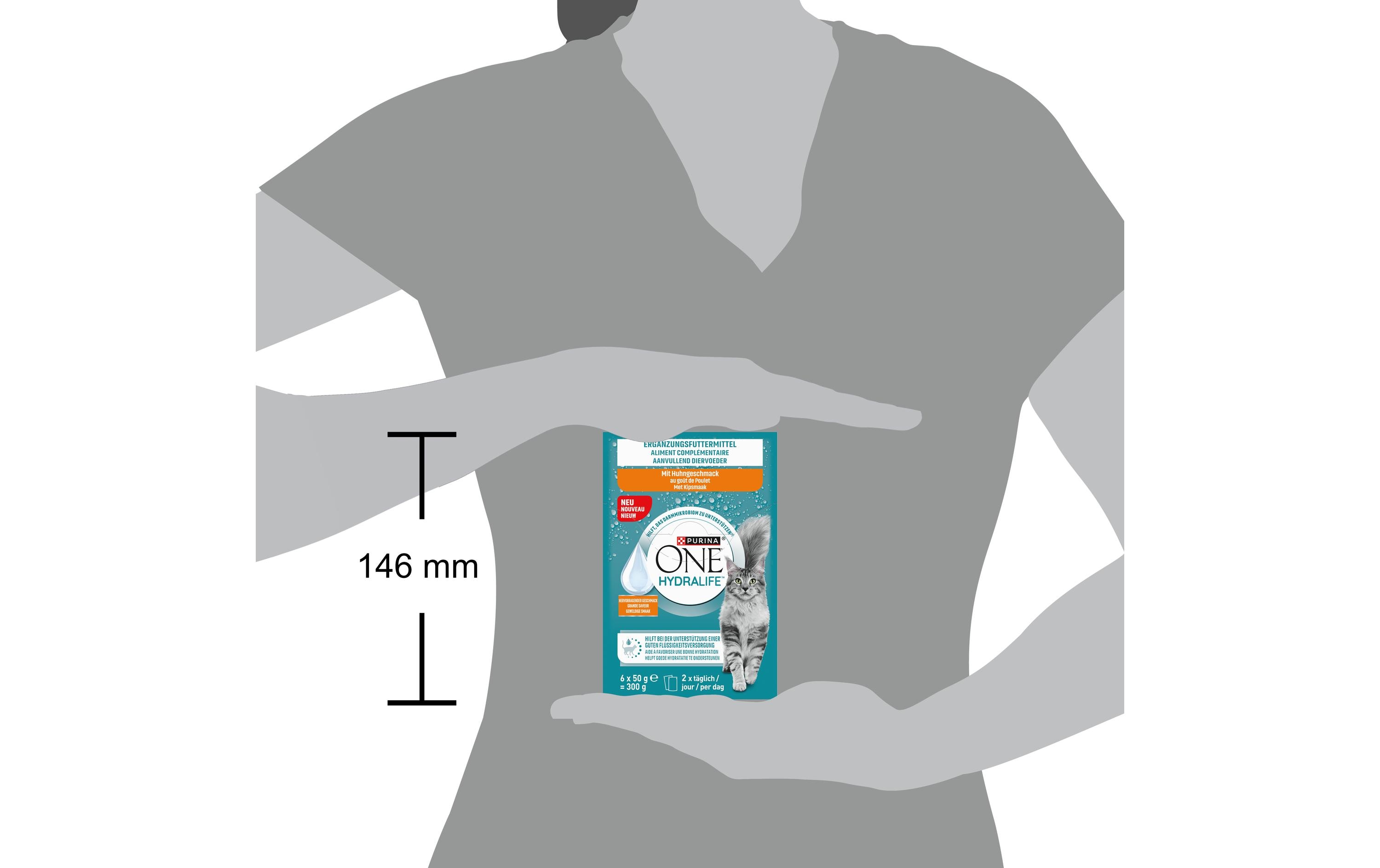 Hydralife mit Huhngeschmack 6 x 50 gErgänzungsfuttermittel für Katzen