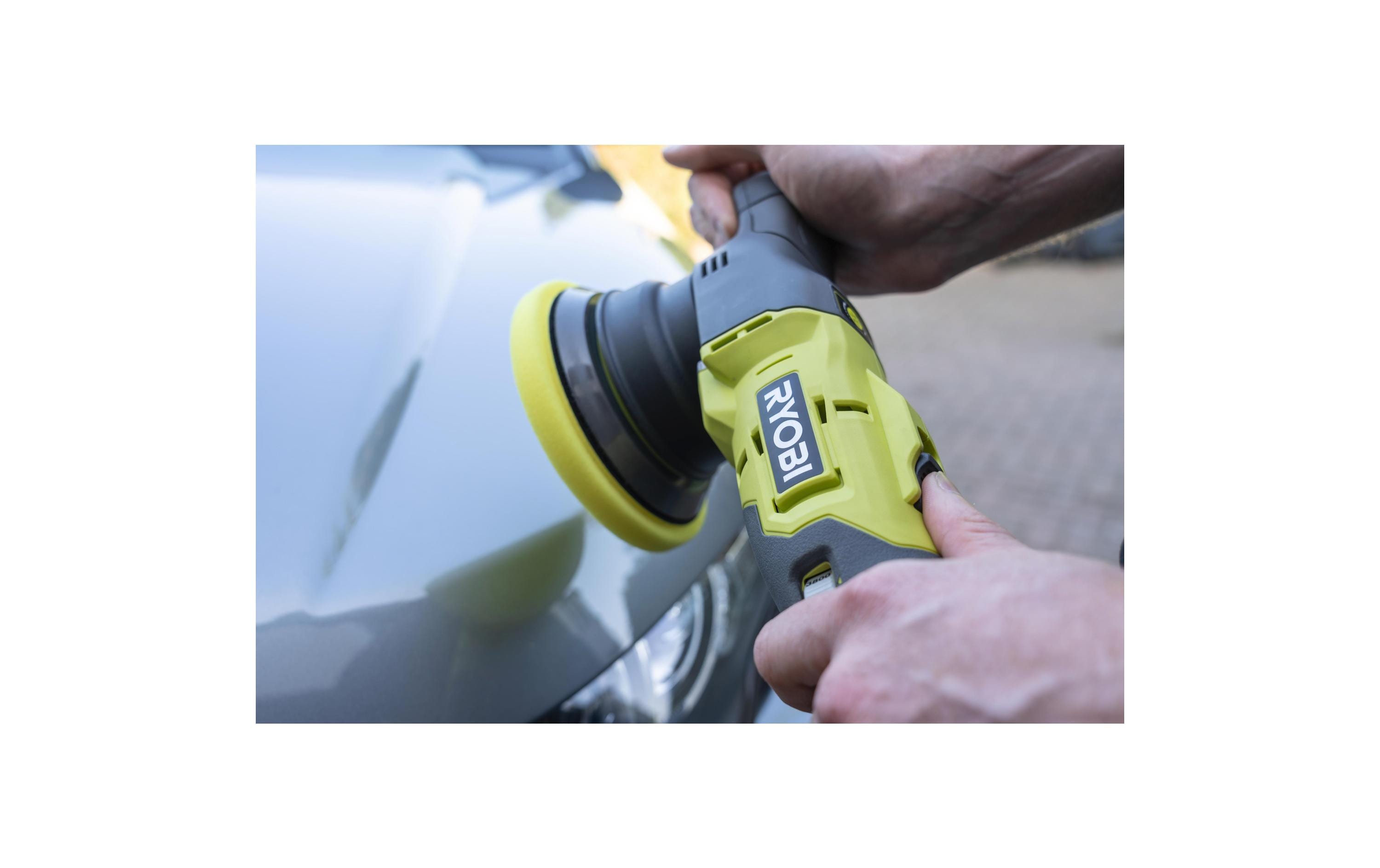 Akku-Winkelpolierer R18P-0, 18 V, Solo<br>Leistungsstarker Dual-Action-Polierer