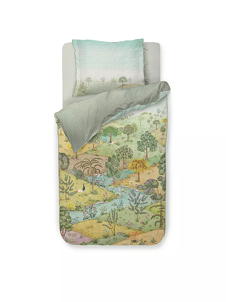 PIP STUDIO Perkal Bettwäsche CABRERA 70x90cm/140x200cm Gruen grün