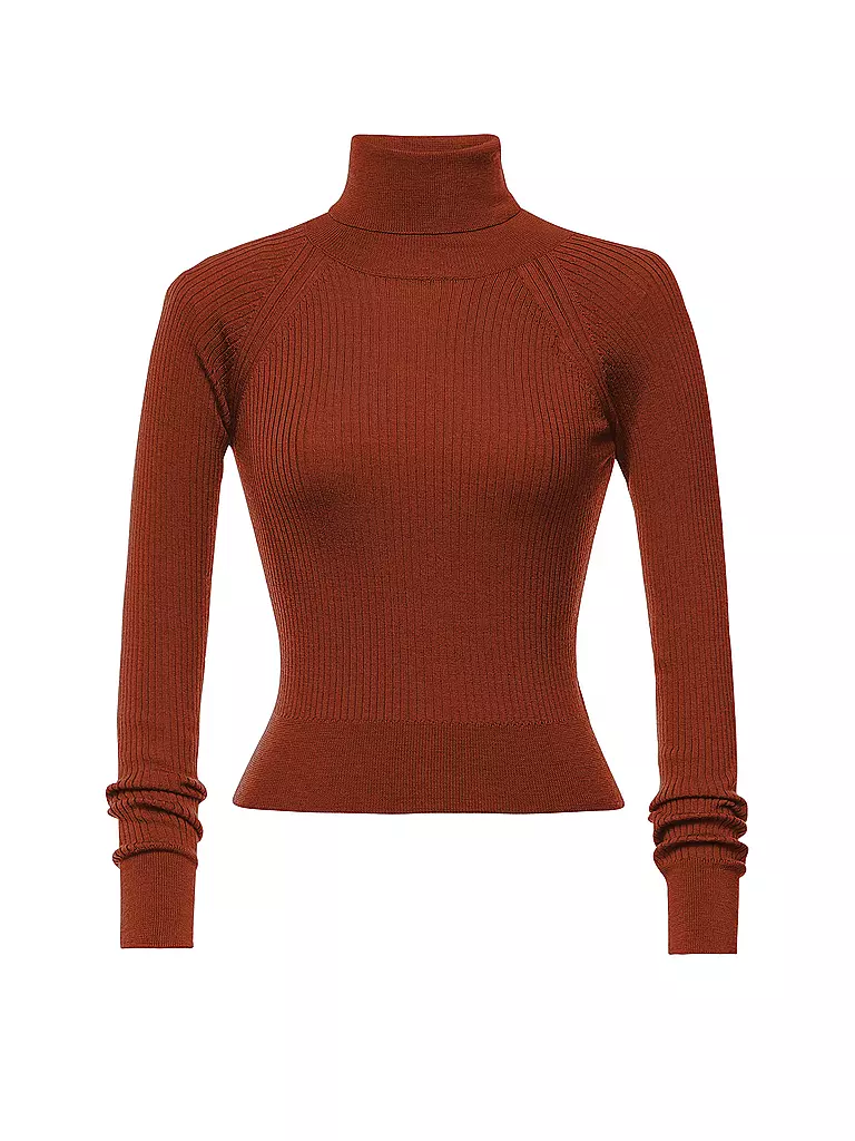 LENA HOSCHEK Rollkragenpullover WENDY orange