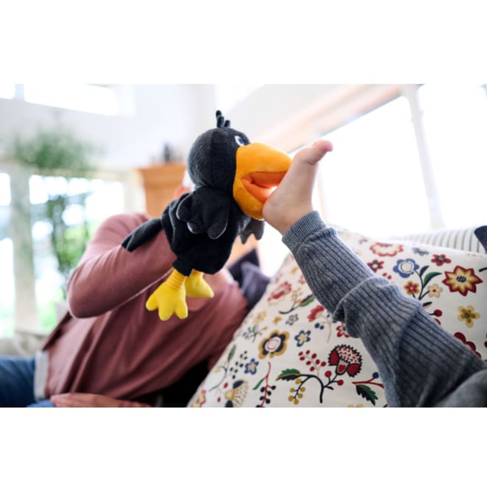 HABA Spielfigur Handpuppe Rabe Theo