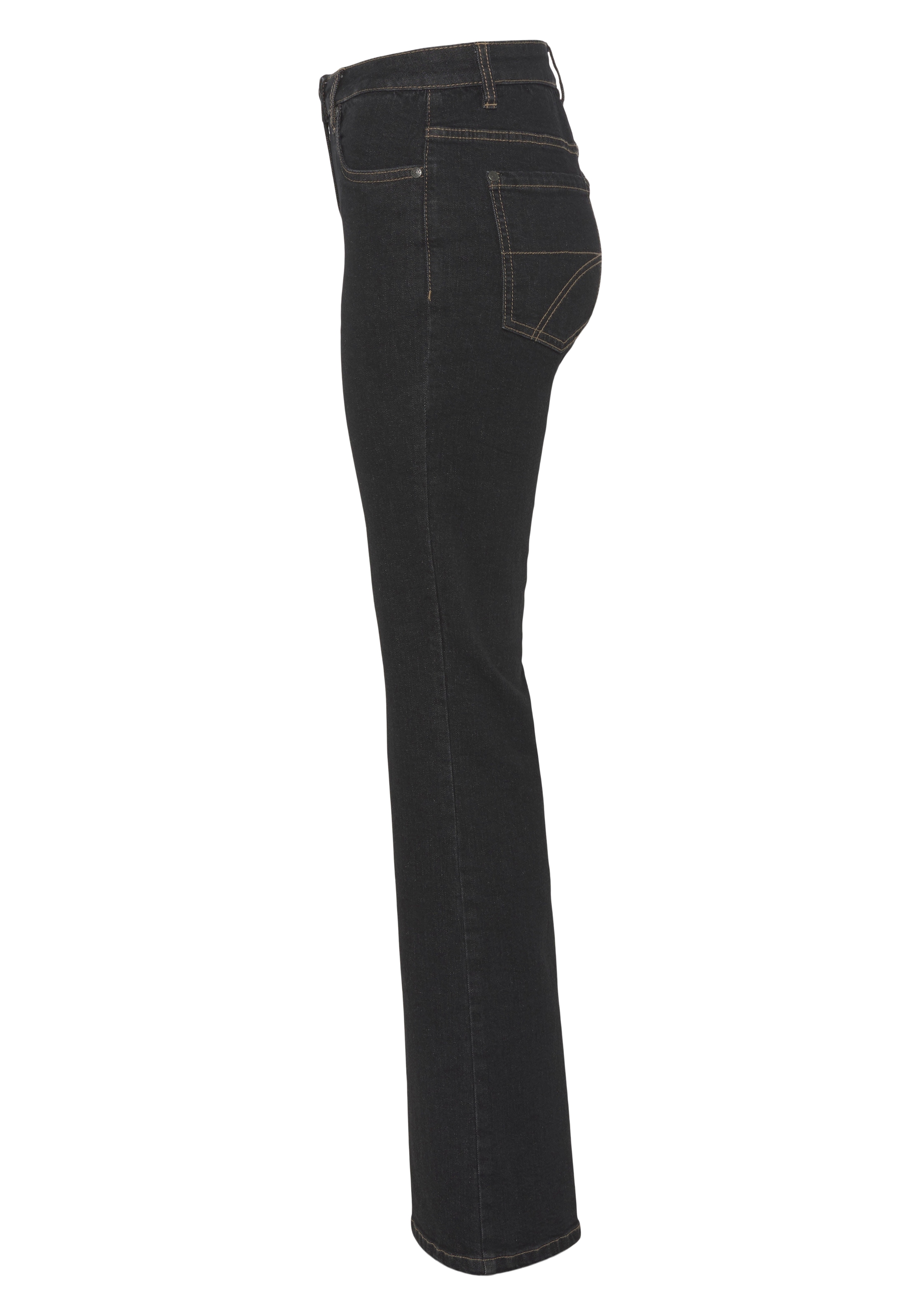 Arizona Bootcut-Jeans , hohe Leibhöhe