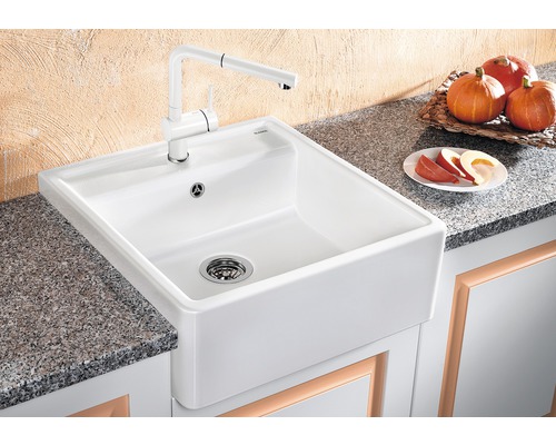 Blanco PANOR 60 spoelbak, 598 x 630 mm, kristalwit glanzend, 514486