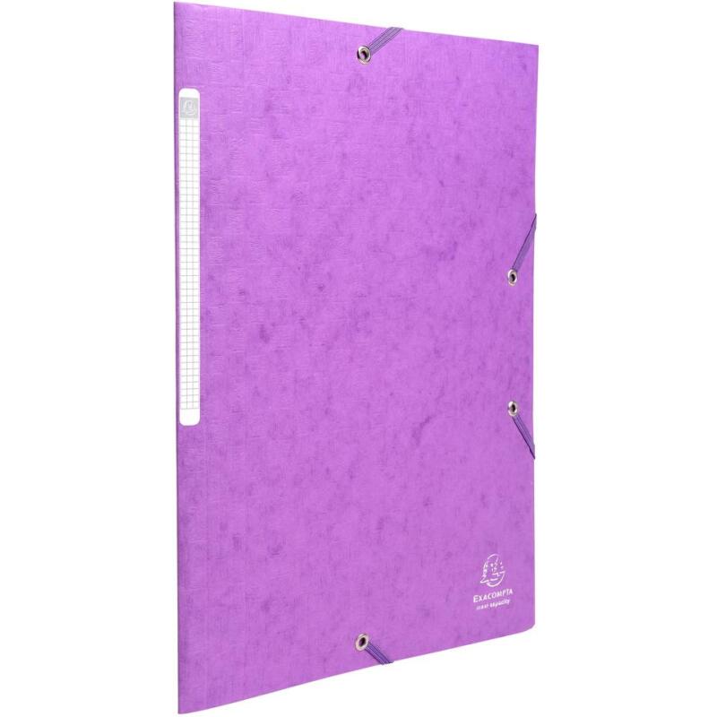 Chemises à élastiques carte lustrée 3 rabats monobloc