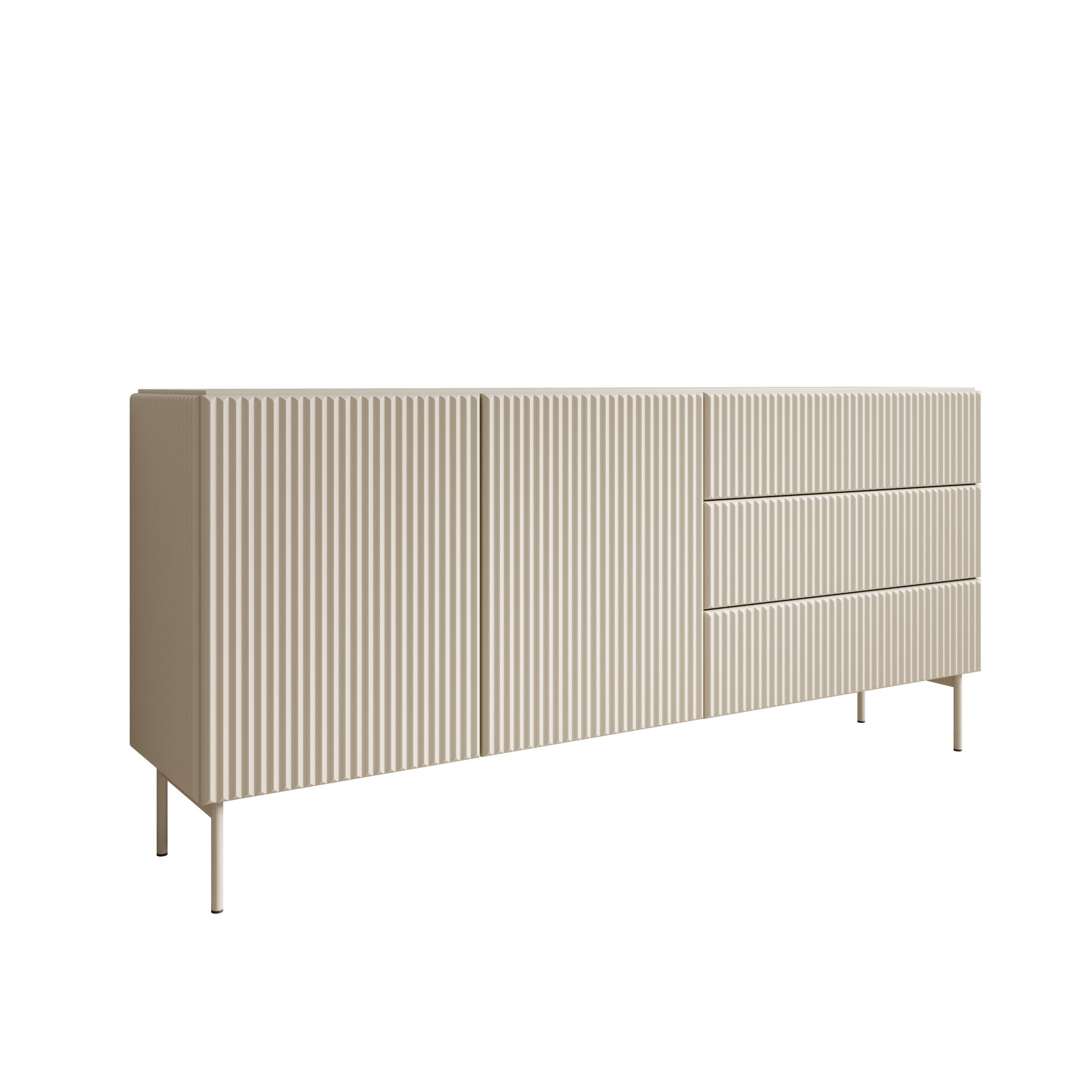 Meubella - Marajo - Dressoir - Beige - 177 cm