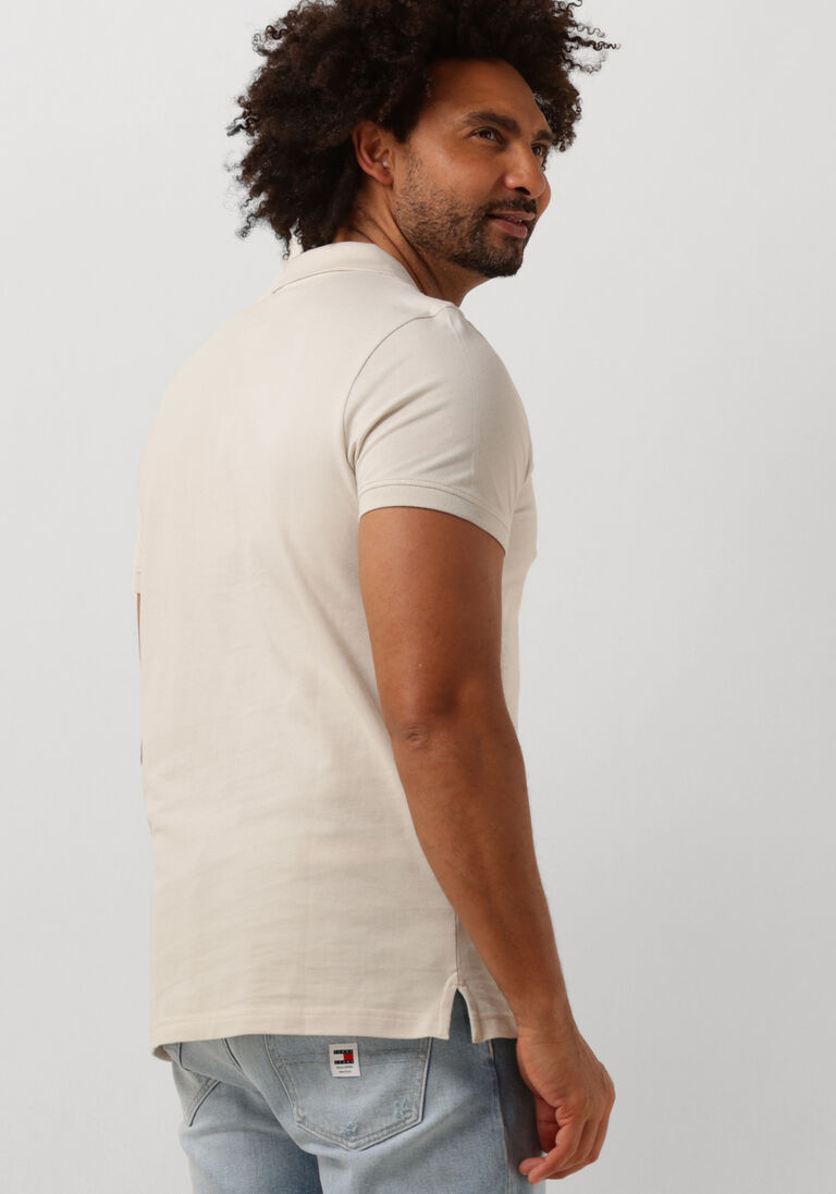TOMMY JEANS beige tommy jeans polo tjm slim placket polo