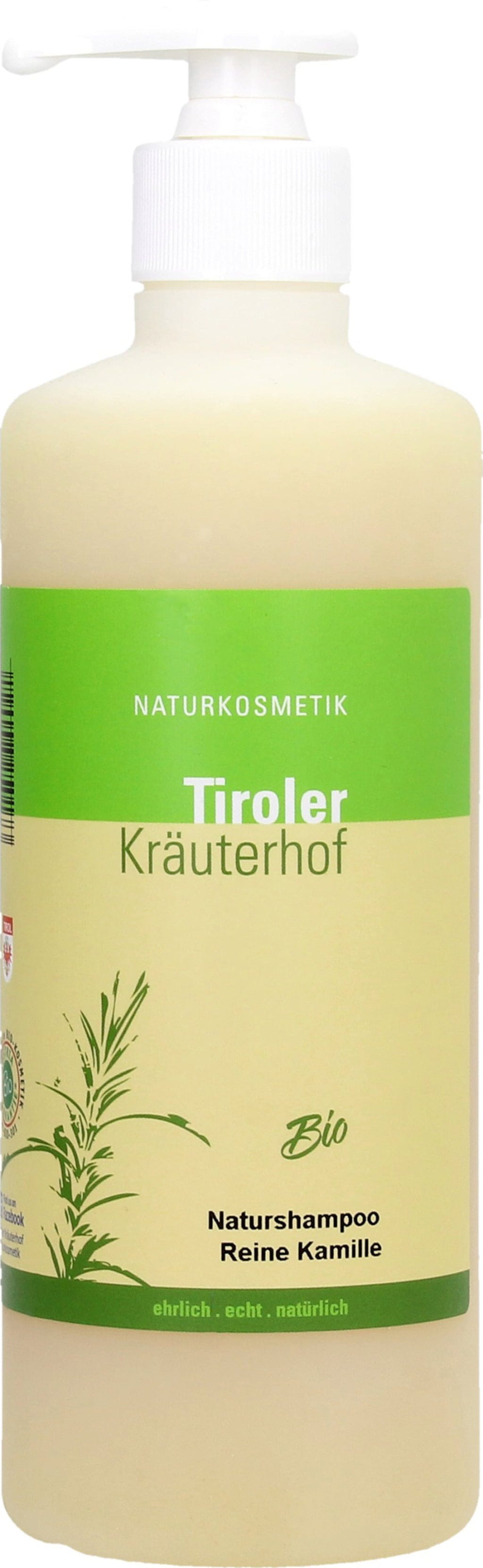 Tiroler Kräuterhof  Bio Shampoo Kamille, 490 ml