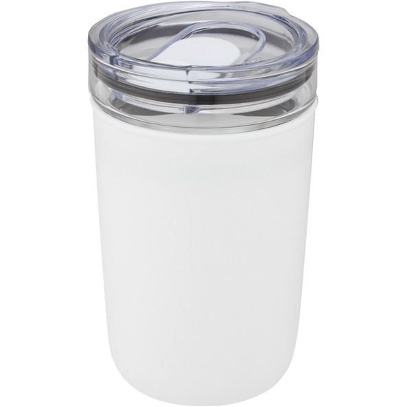 EgotierPro 100675 - Tumbler en Verre Écologique avec Protection Plastique