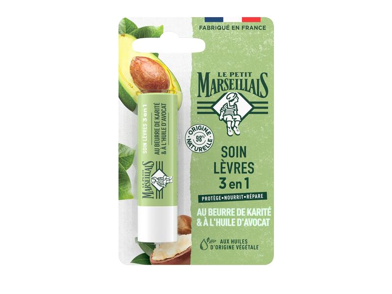 Le petit Marseillais Lippenpflege 3-in-1 4.9 g Nährende Lippenpomade versorgt die Lippen mit Feuchtigkeit