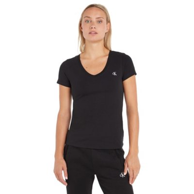 Tee-shirt à manches courtes femme Embroidery Stretch CALVIN KLEIN