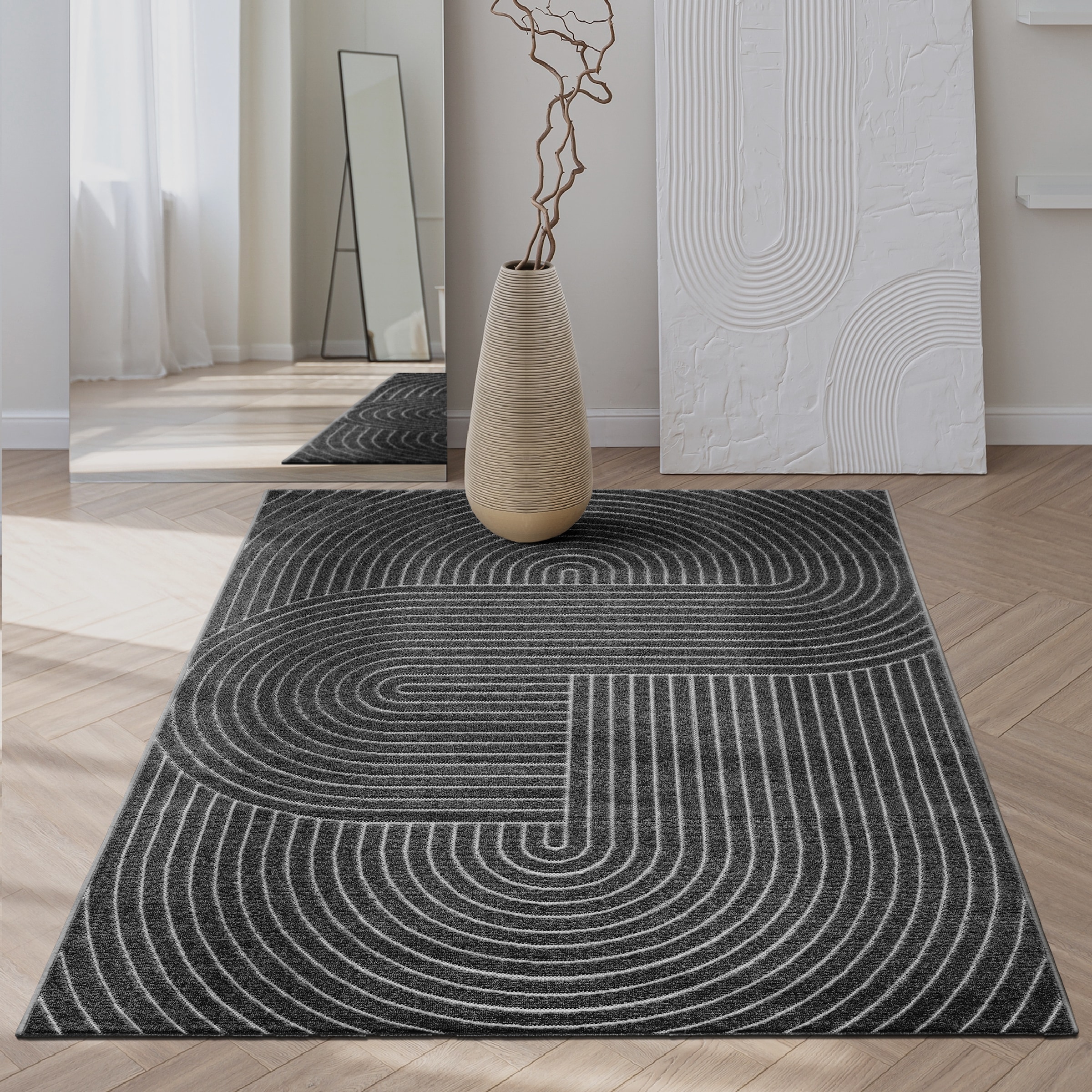 the carpet Teppich »Santo Plus« rechteckig 5 mm Höhe Plus moderner robuster In und Outdoor Teppich