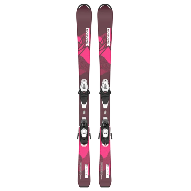 LUX S (and C5)  Junior - All Mountain-Ski-Set für Kids Bordeau/Pink