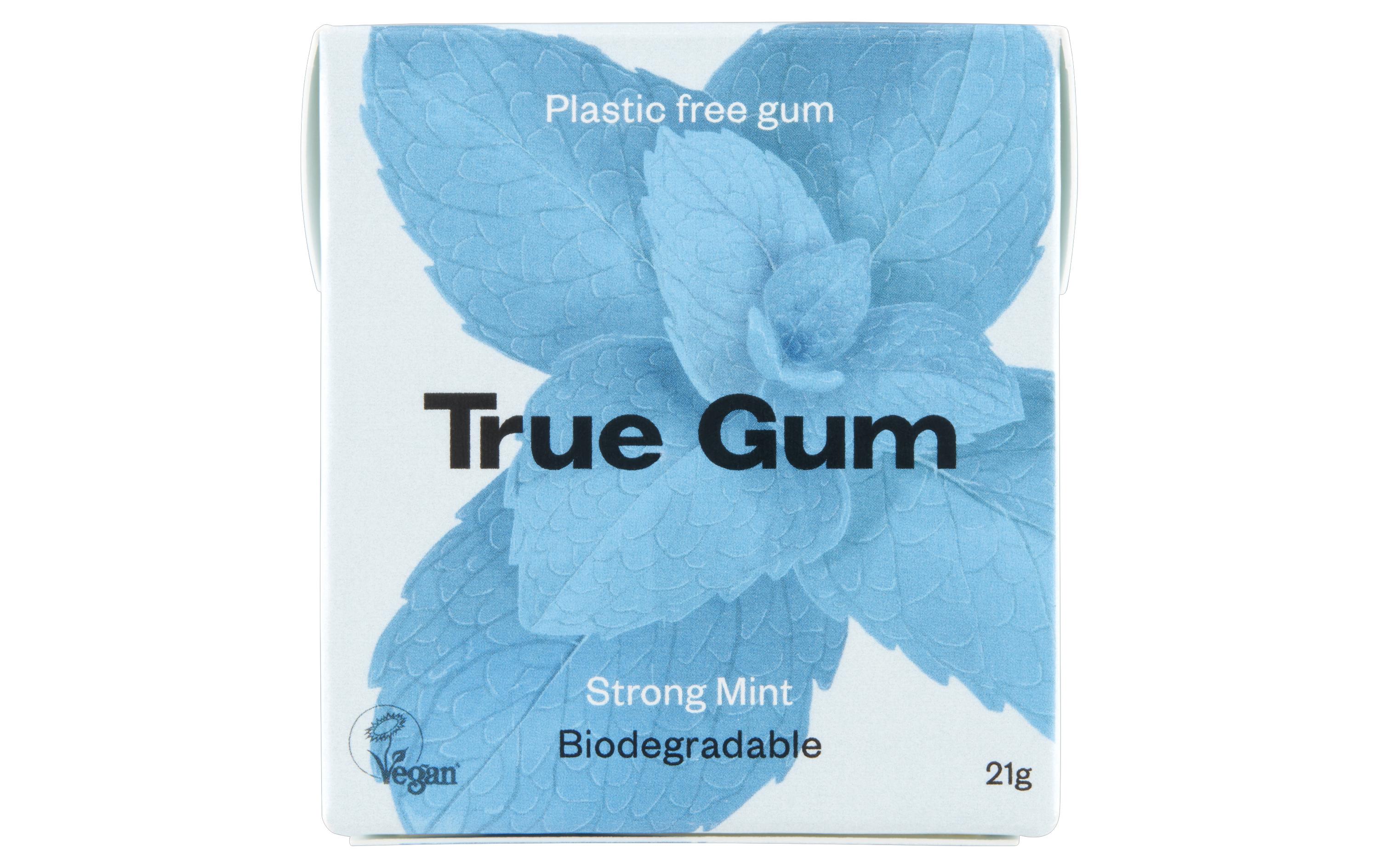Kaugummi Starke Minze 21 gVeganer und plastikfreier Kaugummi