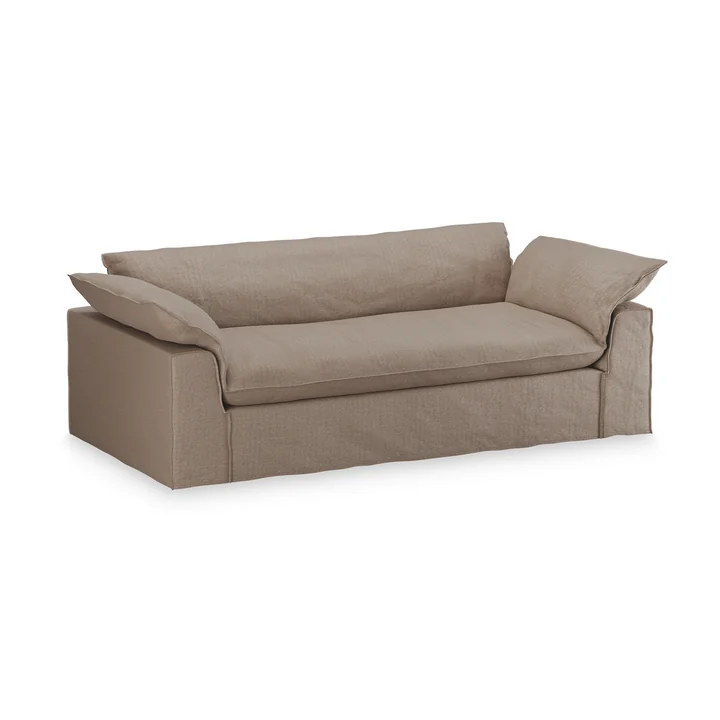 HKliving - Nomad Sofa, 3-Sitzer, Pure / earth
