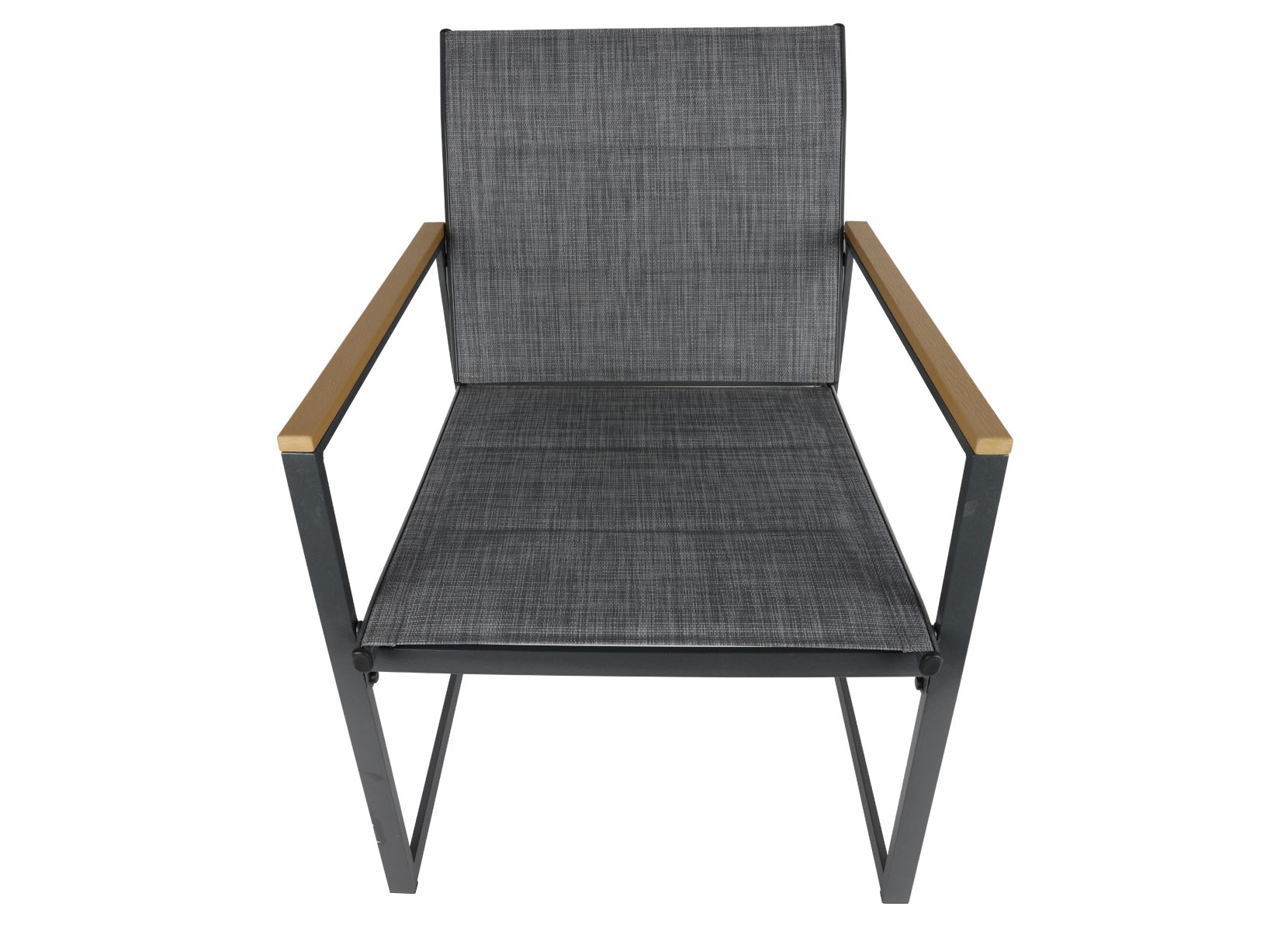 Outdoor-Loungesessel aus Metall mit Textilbespannung 2er-Set
