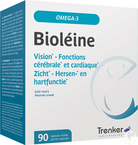 Trenker Bioléine Oméga 3 Complément Alimentaire 90 Gélules