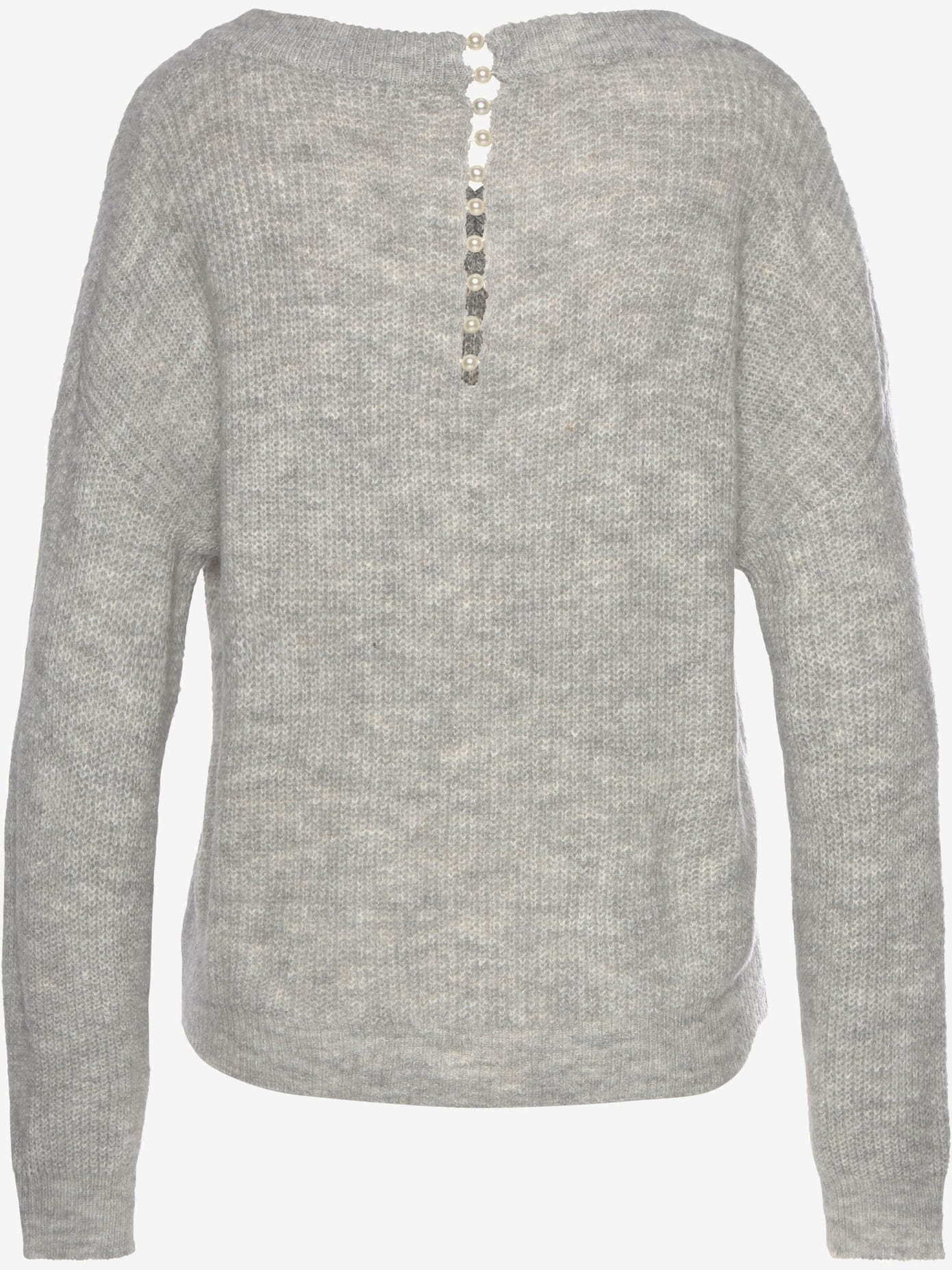 Pull à encolure en v pull en tricot avec perles