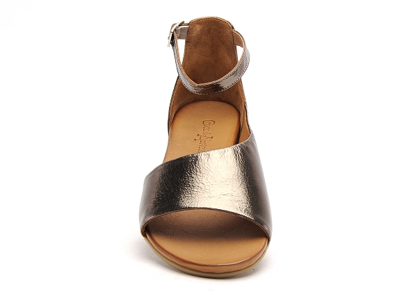 Coco abricot nu pieds plats femme mecet bronze
