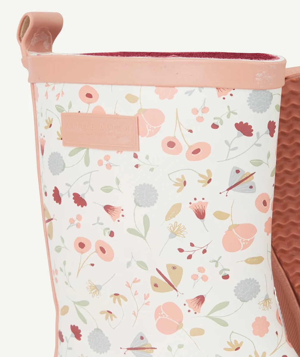 LITTLE DUTCHBOTTES DE PLUIE BÉBÉ FILLE FLEURS ET PAPILLONS