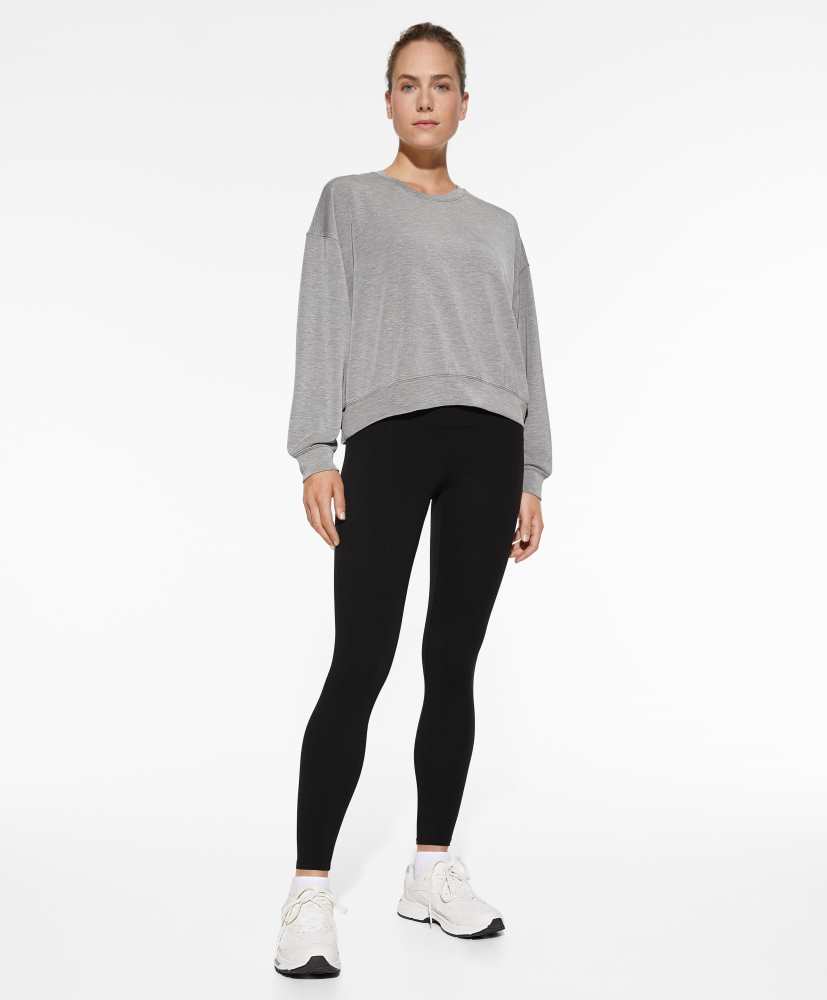 Moletom cropped de modal