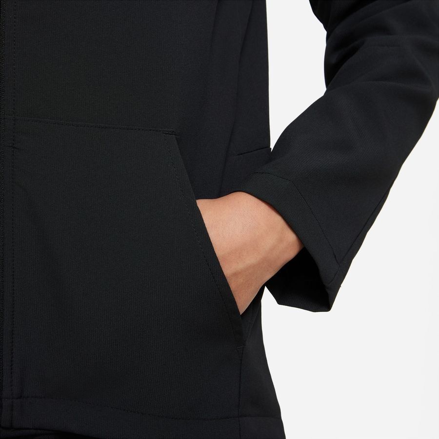Nike Veste d'Entraînement Dri-FIT Woven - Noir/Blanc Enfant