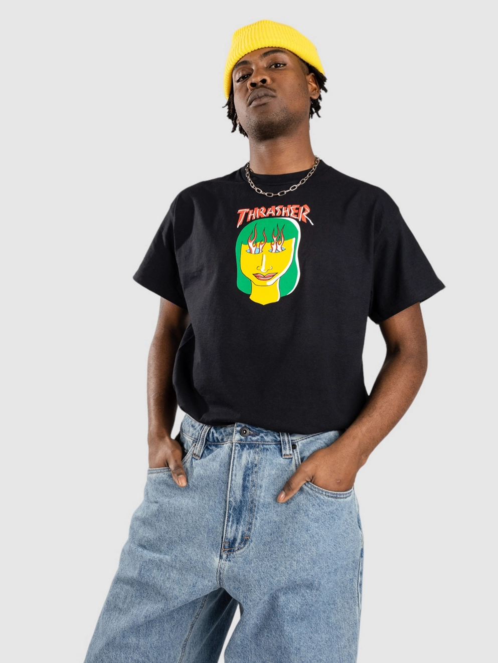 Thrasher Talk Shit By Gonz T-Shirt black