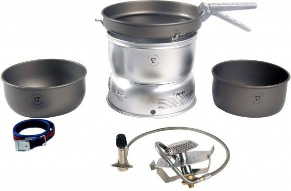 Trangia - 257 Gaskookstel - Grijs/Zwart - 960 g - Windscherm