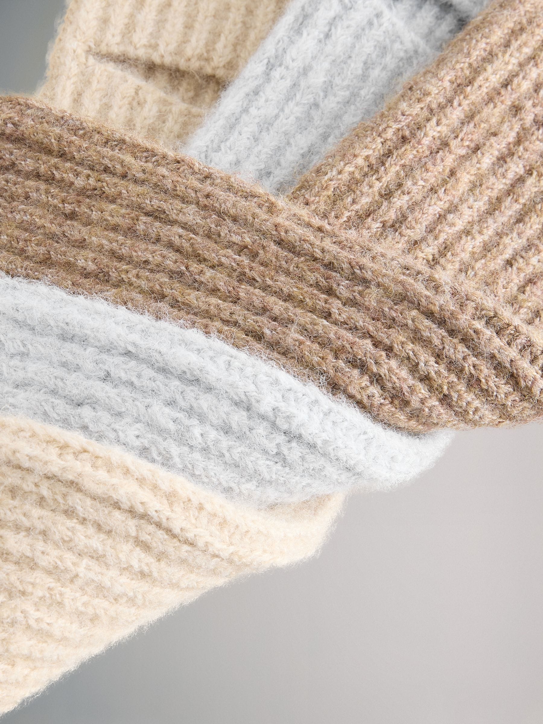 The Set 3 Pack Knitted Leg Warmers Socks