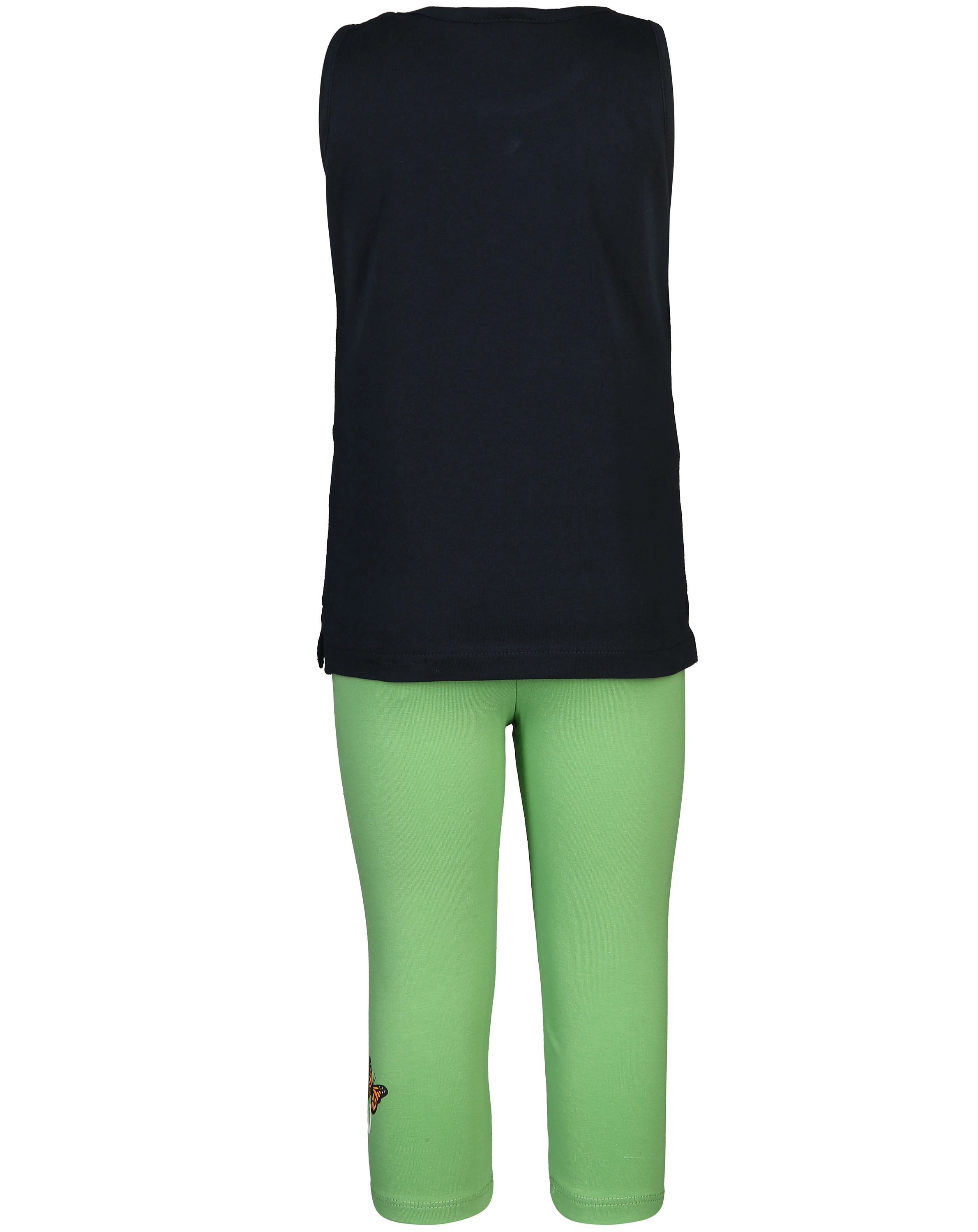 Top PERFECT FLOW mit Leggings in marine/grün
